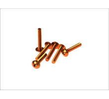 V parts (vicma) комплект болтів обтічника m5x30 (6 шт.), колір помаранчевий (шестигранний) (ta530no)