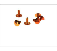 V parts (vicma) комплект болтів обтічника m6x15 (6шт) колір помаранчевий (ta615no)