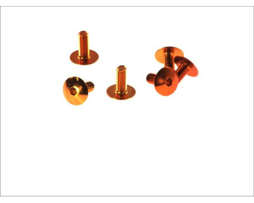 V parts (vicma) комплект болтів обтічника m6x15 (6шт) колір помаранчевий (ta615no)