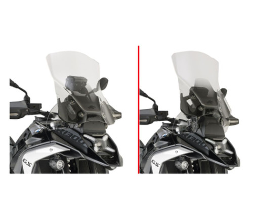 Вікно kappa bmw r 1300gs '24, (51 x 44.5cm) прозоро (для моделей з радаром)