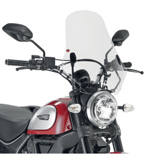 Вікно kappa ducati scrambler 400 (16-19), scrambler icon 800 (15-19) 48 x 43,5 см прозоро - потрібний монтаж a7407a