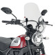 Вікно kappa ducati scrambler 400 (16-19), scrambler icon 800 (15-19) 48 x 43,5 см прозоро - потрібний монтаж a7407a