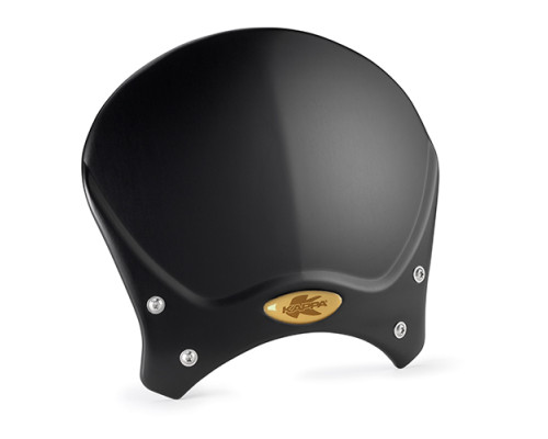 Kappa універсальне вікно cafe racer алюміній чорний 20,5 x 26,5 см - потрібні креплення (al….a) для даної моделі