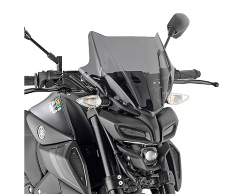 Вікно kappa YAMAHA mt 125 '20-'22, HONDA cb 750 hornet '23, (28 x 36.5 cm) димлене - потрібно кріплення a2166ak або a1200ak