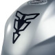 Oxford tankpad scorpion gel protector low flat tank sticker чорний