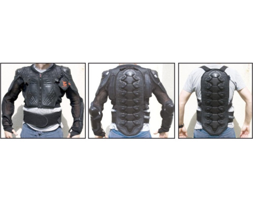 Gareth buzer street chest guard на сітці знімна черепаха (з ременями) розмір l