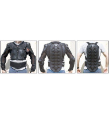 Gareth buzer street chest guard на сітці знімна черепаха (з ременями) розмір m