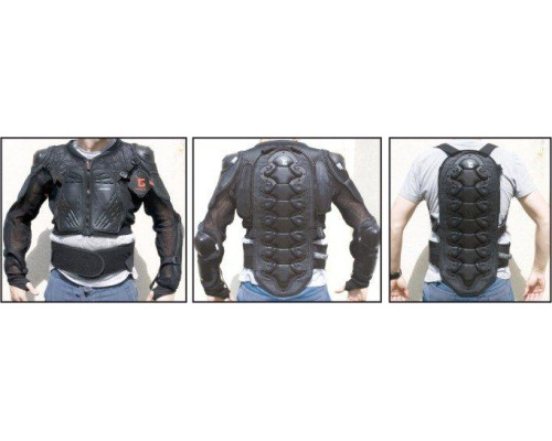 Gareth buzer street chest guard на сітці знімна черепаха (з ременями) розмір s