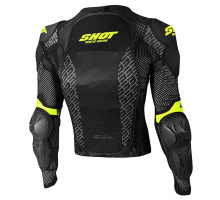 Shot racing (2022) куртка optimal 2.0 захисна куртка колір чорний розмір l