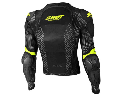 Shot racing (2022) куртка optimal 2.0 захисна куртка колір чорний розмір xs
