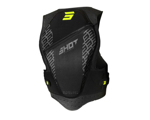 Shot racing chest protector (buzzer) flex body чорний неон жовтий колір чорний/жовтий розмір xl/xxl