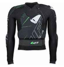 UFO chest guard ultralight 2.0 bodyguard колір чорний/білий/flow-зелений розмір xxl (ce рівень 2)