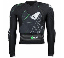 UFO chest guard ultralight 2.0 bodyguard колір чорний/білий/flow-зелений розмір xxl (ce рівень 2)