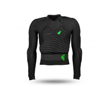 UFO chest guard ultralight 2.0 bodyguard колір чорний/flow-зелений розмір l/xl (ce рівень 2)