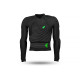 UFO chest guard ultralight 2.0 bodyguard колір чорний/flow-зелений розмір l/xl (ce рівень 2)