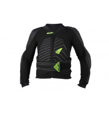 UFO  chest guard (armor) ultralight evo bodyguard children / junior / kid color black/green fluo size s (ce level 2) - колекція 2022  -