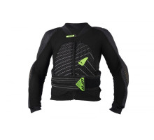 UFO  chest guard (armor) ultralight evo bodyguard children / junior / kid color black/green fluo size s (ce level 2) - колекція 2022  -