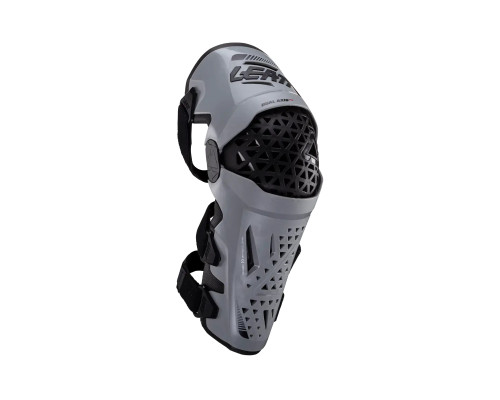 Leatt new наколінники dual axis pro kneee and shin guard forge color grey size s/m