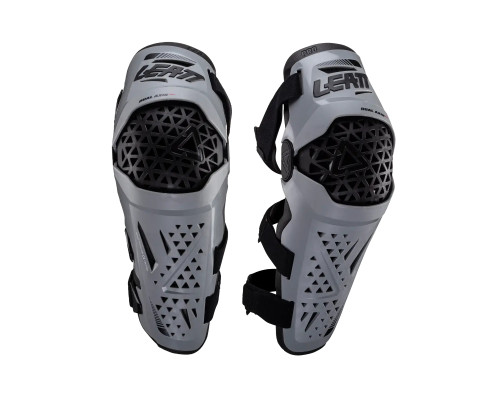 Leatt new наколінники dual axis pro kneee and shin guard forge color grey size s/m