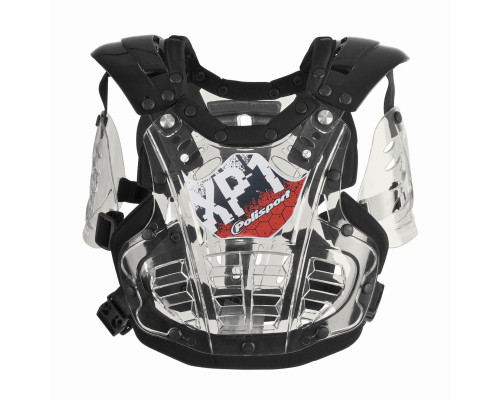 Polisport chest guard модель xp1 mini kid clear прозорий колір