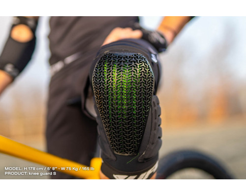 UFO наколінники велосипедні наколінники mtb / e-bike m33 air color чорний розмір xl - колекція 2024