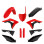 Комплект пластиков polisport (повний комплект) HONDA crf 250r 