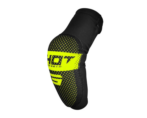 Shot racing sale airlight optimal black neon elbow guard жовтий/чорний розмір xs/s