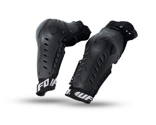 UFO налікотні захисти з петлями kajam elbow guard колір чорний розмір l/xl - заміна go02016kl/xl - колекція 2024