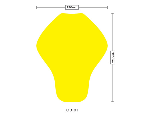 Протектор спини oxford level 2 для куртки (розміри 370мм/290мм)