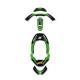 Blackbird sale leatt brace стикер зелений (11)