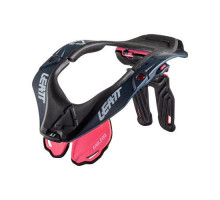 Leatt 5.5 шийна стяжка кораловий колір чорний/кораловий розмір s/m