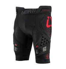 Шорти leatt з протекторами impact shorts 3df 5.0 чорний колір чорний розмір xl