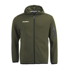 Світшот з капюшоном kenny racing core kaki колір зелений розмір xxl