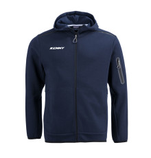 Світшот з капюшоном kenny racing core navy колір синій розмір m