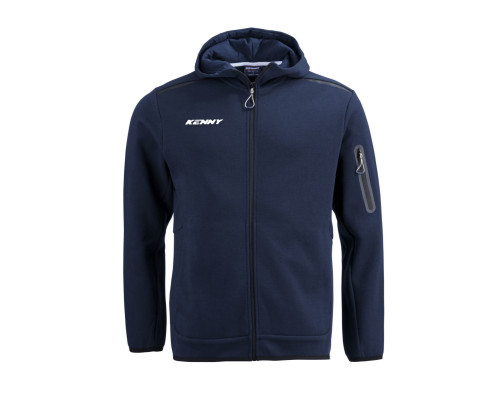 Світшот з капюшоном kenny racing core navy колір синій розмір m