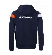 Світшот з капюшоном kenny racing модель гоночний колір синій/помаранчевий/білий розмір m