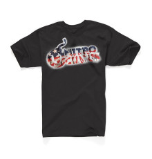 Футболка alpinestars sale nitro circus classic spray колір чорний розмір m