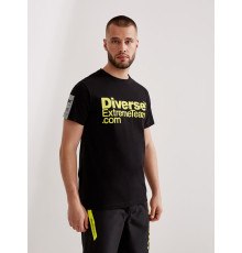 Diverse (раз) футболка extreme team dext lim 03 колір чорний розмір m