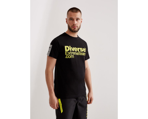 Diverse (раз) футболка extreme team dext lim 03 колір чорний розмір m