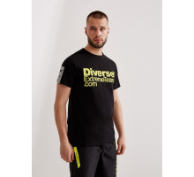 Diverse (раз) футболка extreme team dext lim 03 колір чорний розмір m