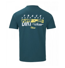 Футболка kenny racing модель dirt petrol колір синій/жовтий розмір xxl