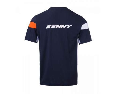 Футболка kenny racing racing модель колір синій/помаранчевий/білий розмір s