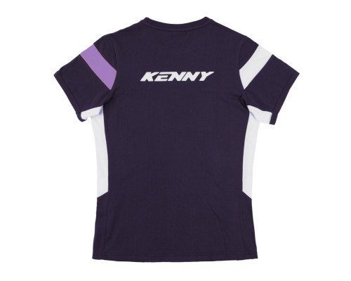 Футболка kenny racing модель racing жіноча колір синій/фіолетовий/білий розмір xl