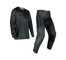 Комплект leatt (2022) (повний) джерсі + штани moto ride kit 3.5 graphene кольор графіт/чорний розмір xxl