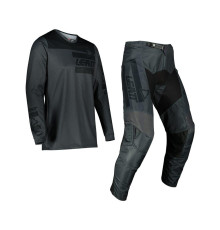 Комплект leatt (2022) (повний) джерсі + штани moto ride kit 3.5 graphene кольор графіт/чорний розмір xxl