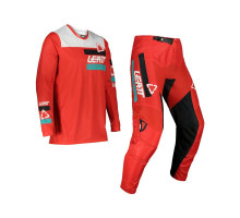 Комплект leatt (2022) (комплект) сорочка + штани moto ride kit 3.5 червоний колір червоний/чорний розмір m