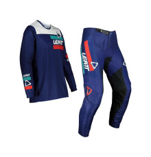 Leatt (2022) комплект (комплект) сорочка + штани moto ride kit 3.5 royal color navy/white розмір xxl