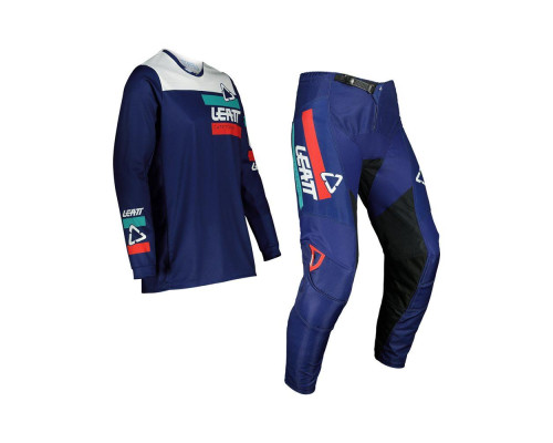Leatt (2022) комплект (комплект) сорочка + штани moto ride kit 3.5 royal color navy/white розмір xxl