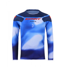 Футболка kenny racing cross/enduro модель force fog blue колір blue/red розмір l