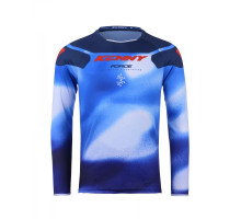 Футболка kenny racing cross/enduro модель force fog blue колір blue/red розмір xl
